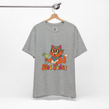 Not Today Groovy Cat Margarita Graphic Tee | Funny Retro Cat Lover