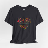Hello Fall Leaf Heart Tee – Cozy Colors, Crisp Vibes