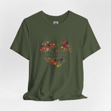 Hello Fall Leaf Heart Tee – Cozy Colors, Crisp Vibes