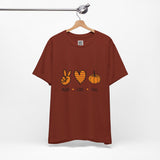 Peace, Love & Pumpkins Tee – Fall Vibes Only