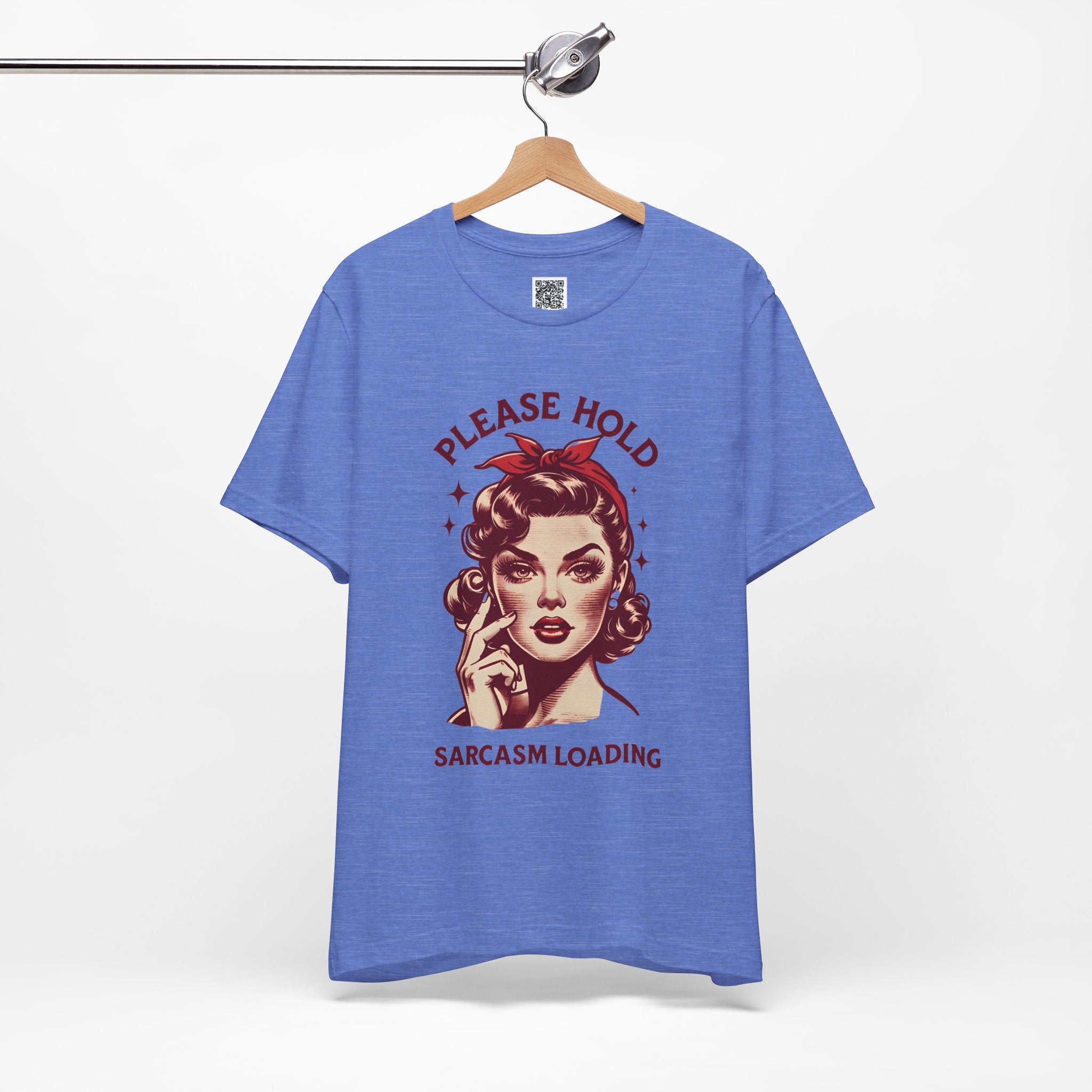 Please Hold… Sarcasm Loading – Retro Attitude Design