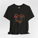 Hello Fall Leaf Heart Tee – Cozy Colors, Crisp Vibes