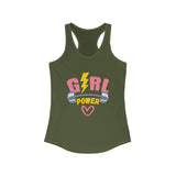 Girl Power Weightlifting Racerback Tank