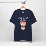 Caffeine Queen – Pink Coffee Cup Vibes Graphic