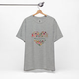 Hello Fall Leaf Heart Tee – Cozy Colors, Crisp Vibes