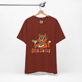 Not Today Groovy Cat Margarita Graphic Tee | Funny Retro Cat Lover
