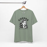Coffee: Because Murder Is Wrong – Retro Dark Humor Design