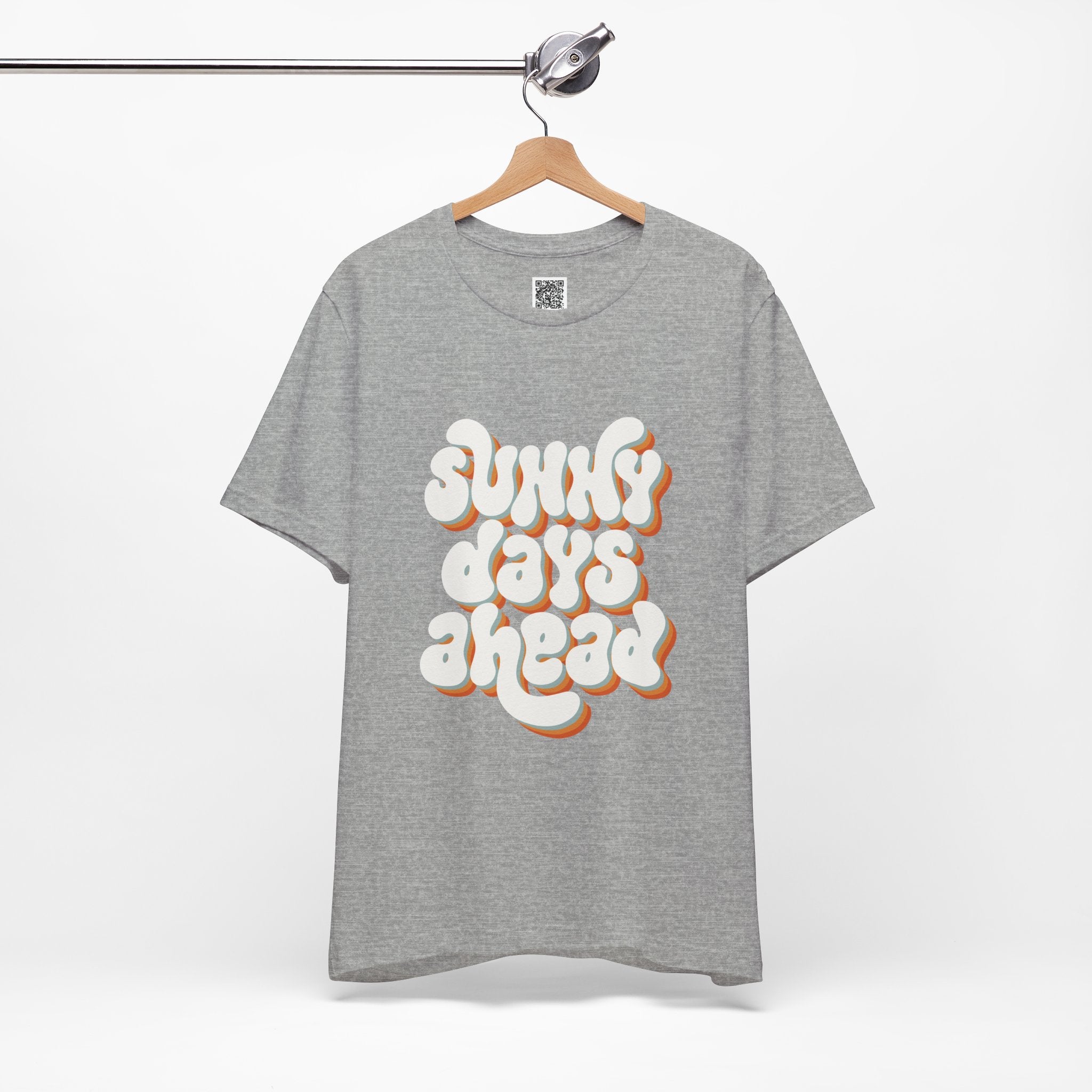Sunny Days Ahead – Retro Bubble Letter Design