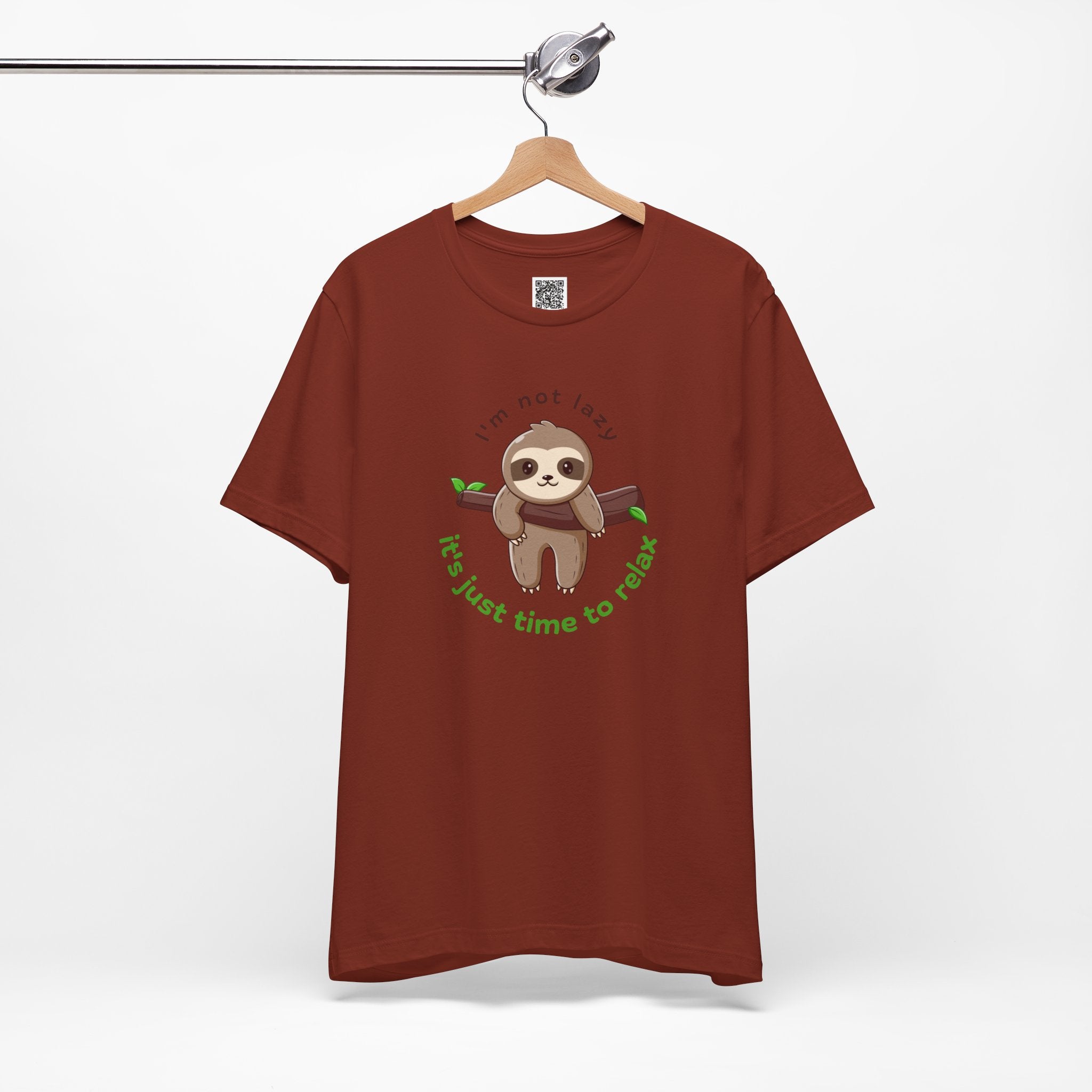 I’m Not Lazy Sloth T-Shirt – Funny Relaxation Animal Tee for Chill Vibes