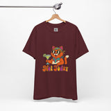 Not Today Groovy Cat Margarita Graphic Tee | Funny Retro Cat Lover