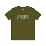 Be The Unique One T-Shirt – Minimalist Barcode Graphic Tee for Free Thinkers & Nonconformists